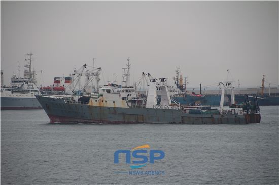 NSP통신-1일 오후 2시 러시아 서베링해에서 조업 중 침몰한 사조산업의 원양어선 501오룡호. (사조산업 제공)