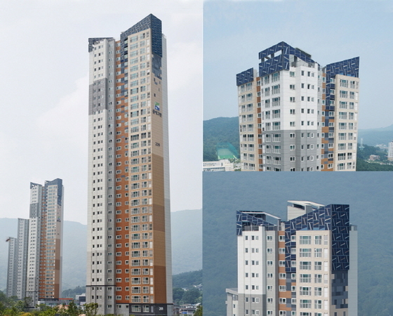 NSP통신-2014 굿디자인 어워드 우수상을 수상한 한화건설(대전 노은 꿈에그린)의 랜드마크 태양광 옥탑디자인.