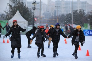 [NSP PHOTO]천안시, 야외 스케이트장 개장