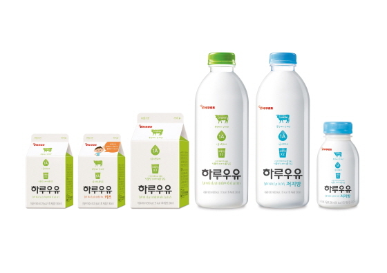 NSP통신-한국야쿠르트가 하루우유 브랜드를 리뉴얼했다. (한국야쿠르트 제공)