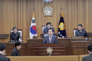 [NSP PHOTO]박홍률 목포시장, 2015년 시정 운영방향 시정연설