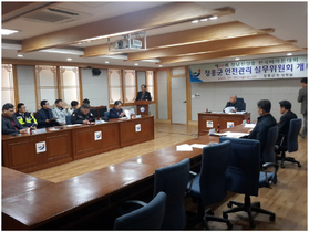 [NSP PHOTO]장흥군, 정남진 장흥 전국마라톤대회 안전관리 실무위원회 개최