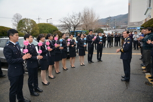 [NSP PHOTO]순천경찰서, 신임 경찰관 전입 환영식 가져