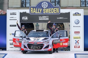 [NSP PHOTO]현대차 WRC팀, 스웨덴 랠리서 2위 쾌거