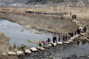 [NSP PHOTO]장흥군 장흥댐 둘레길 자전거 타기 및 힐링워킹 개최