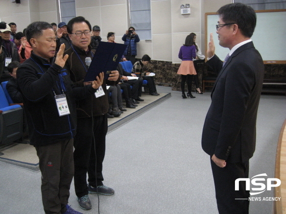 NSP통신-화순군이 9일 개최한 제8기 화순군농업인대학 입학식. (화순군)