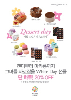 NSP통신-파리바게뜨가 인기 디저트류 8종을 20% 할인 판매한다. (파리바게뜨 제공)
