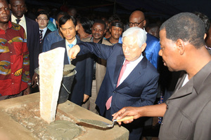 [NSP PHOTO]국제청소년연합 베냉 대규모 산업교육레저 복합단지 기공