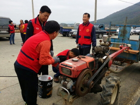 [NSP PHOTO]강진군, 농촌마을재능 기부활동  탄력