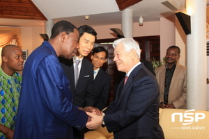 [NSP PHOTO][NSPTV] IYF 박옥수 목사, 아프리카 청소년 위한 센터 건립