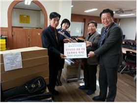 [NSP PHOTO]광주남초등학교, 광주로타리클럽으로부터 우쿨렐레 기증받아