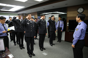 [NSP PHOTO]창원해경, 신임 해양경찰관 과정 교육생 10명 관서실습
