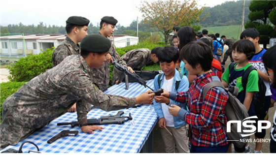 NSP통신-제31사단 장병들의 방과후학교 프로그램 재능기부. (전남교육청)