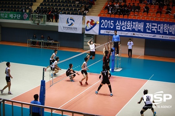 NSP통신-중부대와 경남과기대 경기모습 (중부대)