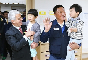 [NSP PHOTO]한국지엠, 직장어린이집 개관…만 1~5세 미취학 아동 70여명 수용