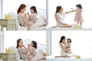 [NSP NEWS Image]방송인 현영 딸 다은이와 함께 화장품 퓨레시피 광고 모델 발탁