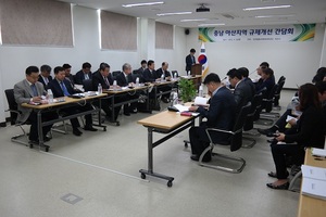 [NSP PHOTO]아산시,  디스플레이와 자동차 테마로 규제개선 현장간담회 개최