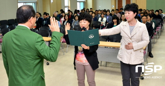 NSP통신-담양군이 개최한 공직자 1책임 음식점 담당제 실천을 위한 결의대회. (담양군)