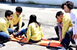 [NSP PHOTO]담양군, 담양소방서와 소방 합동훈련 실시