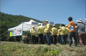 [NSP PHOTO]영암군, 우수기 재해대비 비상대처 훈련 실시