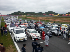 [NSP PHOTO]전남도, 영암 F1경주장서 일반인 모터스포츠 축제···지역 대항전 눈길