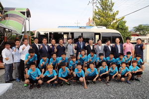 [NSP PHOTO]장흥군, 축구 꿈나무 위해 지역사회  똘똘