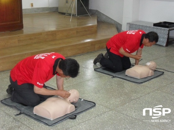 NSP통신-119시민수상구조대 교육훈련 현장모습 (아산소방서)