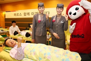 [NSP PHOTO]아시아나항공, 임직원·협력사 직원 단체헌혈 실시