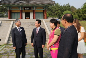 [NSP PHOTO]추궈홍 주한 중국대사 영암 왕인박사유적지 방문