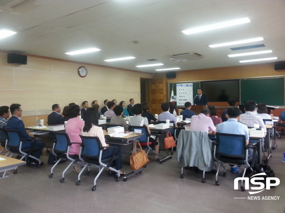 NSP통신-지난 6일 열린 전남교육연수원 제3기 행정 전문 리더과정 개강식. (전남교육청)
