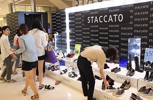 [NSP PHOTO]신세계백화점 센텀시티점서 만나는 홍콩 여행 필수품 5초 슈즈, 스타카토