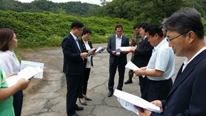 [NSP PHOTO]고양시의회 환경경제위, 가뭄피해 현장 방문·대책 마련 부심