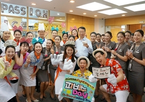 [NSP PHOTO]아시아나항공, 썸머 쿨 서비스 행사 개최…아이스크림·팥빙수·슬러시 등 제공