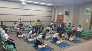 [NSP PHOTO]순천시, 공무원 500명 대상으로 심폐소생술 교육