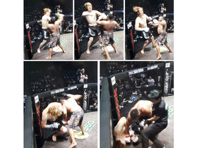 [NSP PHOTO]로드FC 최홍만 2119일 만의 링 복귀전서 카를로스에 KO패 충격