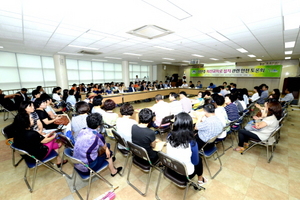 [NSP PHOTO]광주 광산구의회 지역안전연구회, 회전교차로 설치 관련 안전 토론회 개최