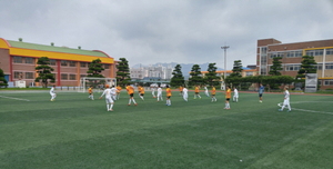 [NSP PHOTO]유소년 축구팀, 장흥에서 전지훈련도 하고 물축제도 경험하고