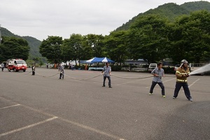 [NSP PHOTO]금산소방서, 진산 의소대 산불및수난구조훈련 실시