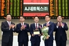 [NSP PHOTO]거래소, AJ네트웍스 코스피 신규상장 기념식 개최