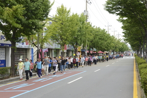 [NSP PHOTO]순천시, 2015 자원봉사자 교통질서 지키기 캠페인 펼쳐