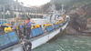 [NSP PHOTO]목포해경-민간해양구조선 합동으로 암초 좌초선박 구조