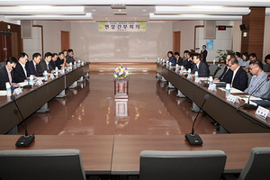 [NSP PHOTO]정읍시, 첨단과학연구단지 활성화 현장간부회의 개최