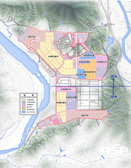 NSP통신-대구국가산업단지 업종배치계획도. (대구시 제공)