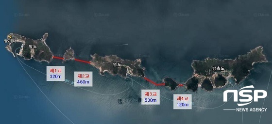 [NSP PHOTO]군산시, 말도-명도-방축도 연결 인도교 설치