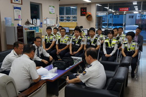 [NSP PHOTO]익산경찰, 교통사망사고 예방 현장간담회 실시