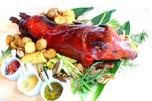 [NSP PHOTO]파크하얏트 부산 애저 바비큐 서클링 피그 프로모션