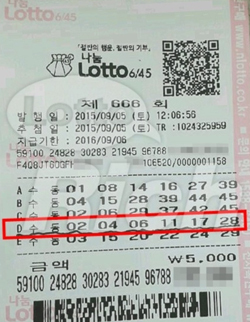 [NSP PHOTO]로또 1등 당첨된 신입사원, 24억 비결은