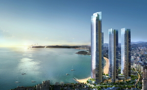 [NSP PHOTO]해운대 엘시티 더샵 평균 1722대 1전타입 1순위 마감