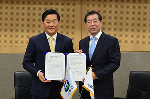 [NSP PHOTO]고창군, 서울 한강공원 청보리밭 조성 추진