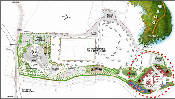 NSP통신-남원시 지리산 국민여가 오토캠핌장 계획평면도